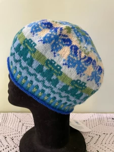 Bullfrogs and Butterflies Knit Hat (1 of a Kind)