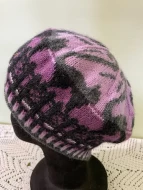 Cats at Night Knit Tam (1 of a Kind)