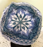Graceful Mist Knit Hat (1 of a Kind)