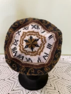 Clock Griffin Knit Hat (1 of a Kind)