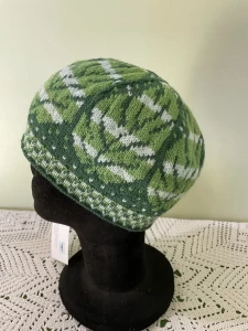 Leaves, Leaves, Leaves Knit Tam (1 of a Kind)