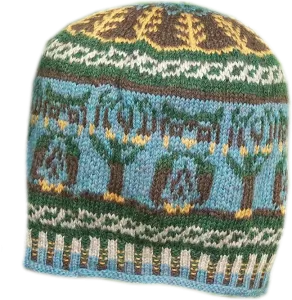Celtic Owl Handknit Hat