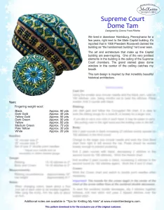 Supreme Court Dome Pattern